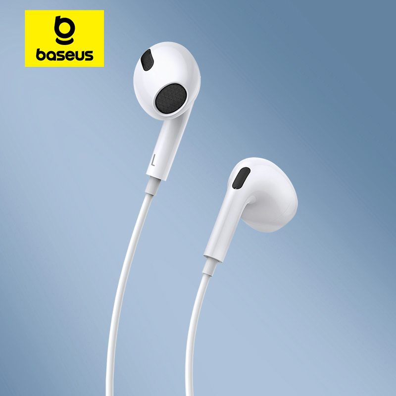 Open Ear Air Conduction Headphones - Baseus C17 Wired Earphone Type-C with