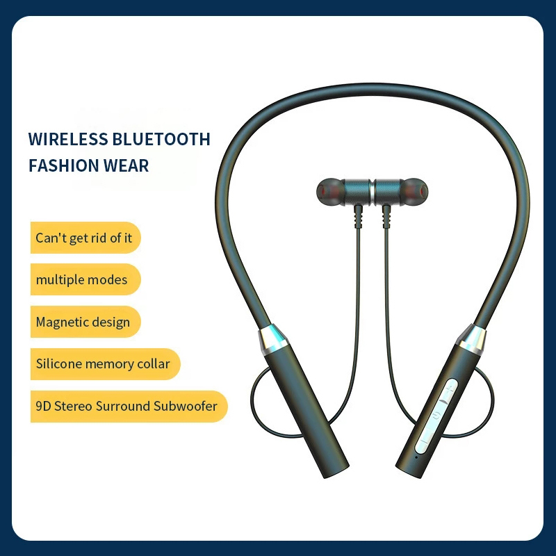 Magnetic Neckband Sports Earphones - Fone Bluetooth 5.0 Neckband Earphones Stereo