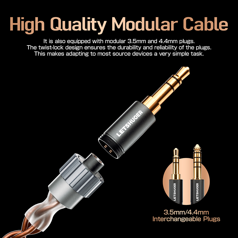 Letshuoer S08 In-ear Earphone  - Planar Magnetic Iem Earphones 评论和价格