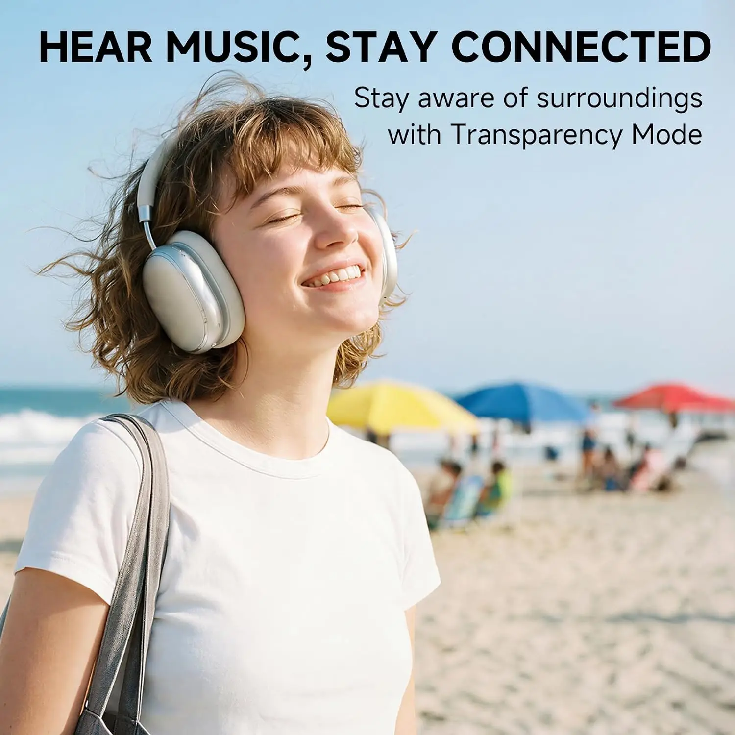 Hybrid Adaptive Noise Cancelli - Anc Wireless Over Ear Headphones 评论和价格