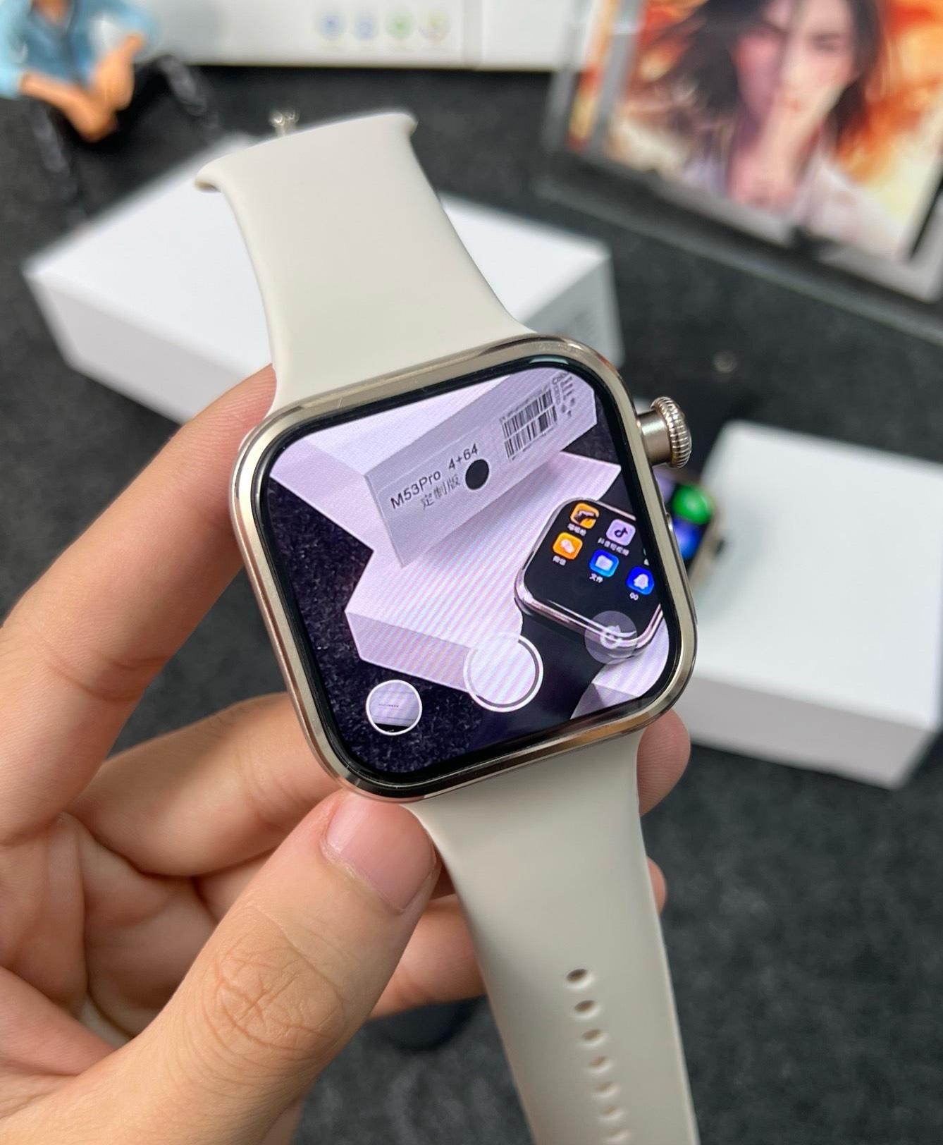 [Wide Screen M53Pro] W527 chip - Smartwatches 评论和价格