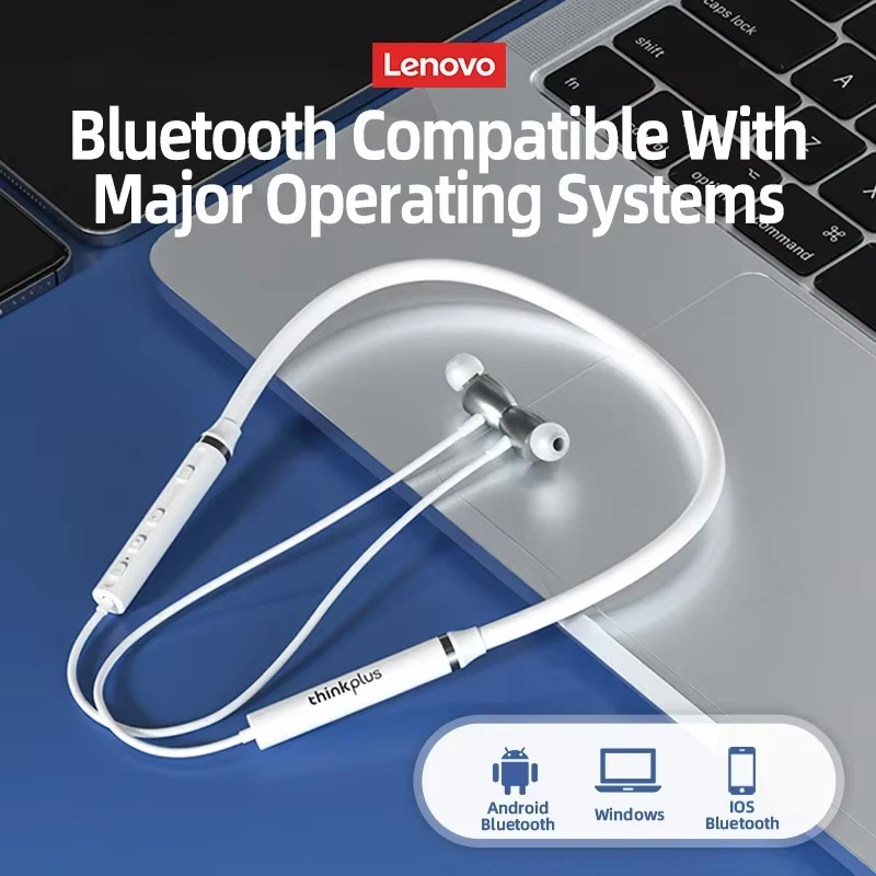 New Lenovo HE05X HE05 Pro Neck - Magnetic Neckband Sports Earphones 评论和价格