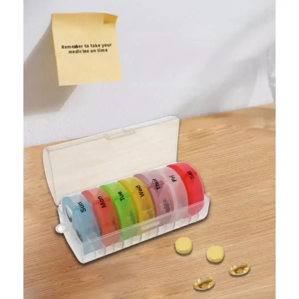 1/2pcs Portable 7-Day Weekly P - Tablets 评论和价格