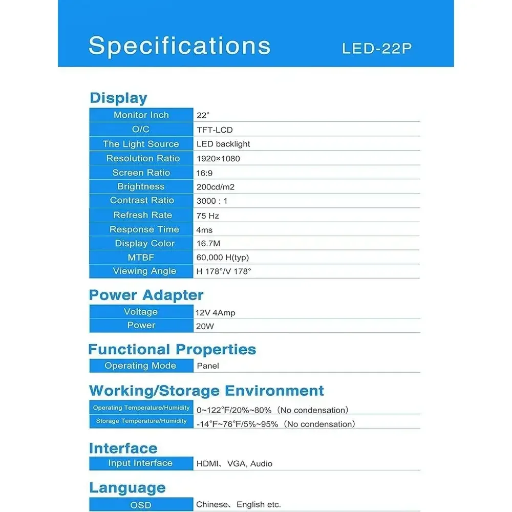 Security Camera Monitor Screen - Speakers 评论和价格