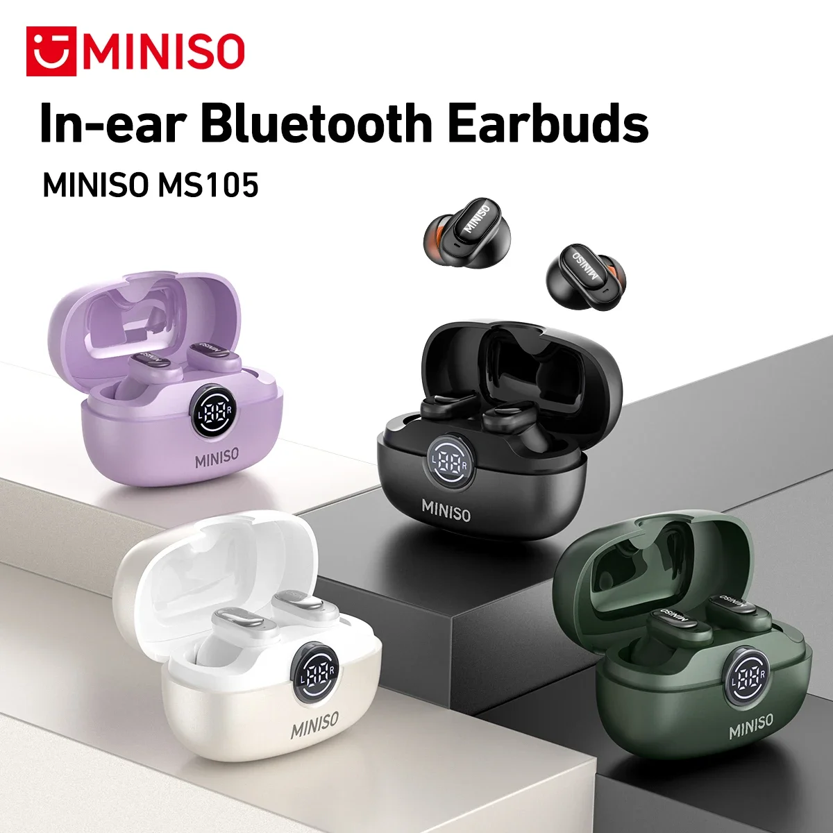 MINISO MS105 Bluetooth Earphon - Type C Wired Earphones With Mic 评论和价格