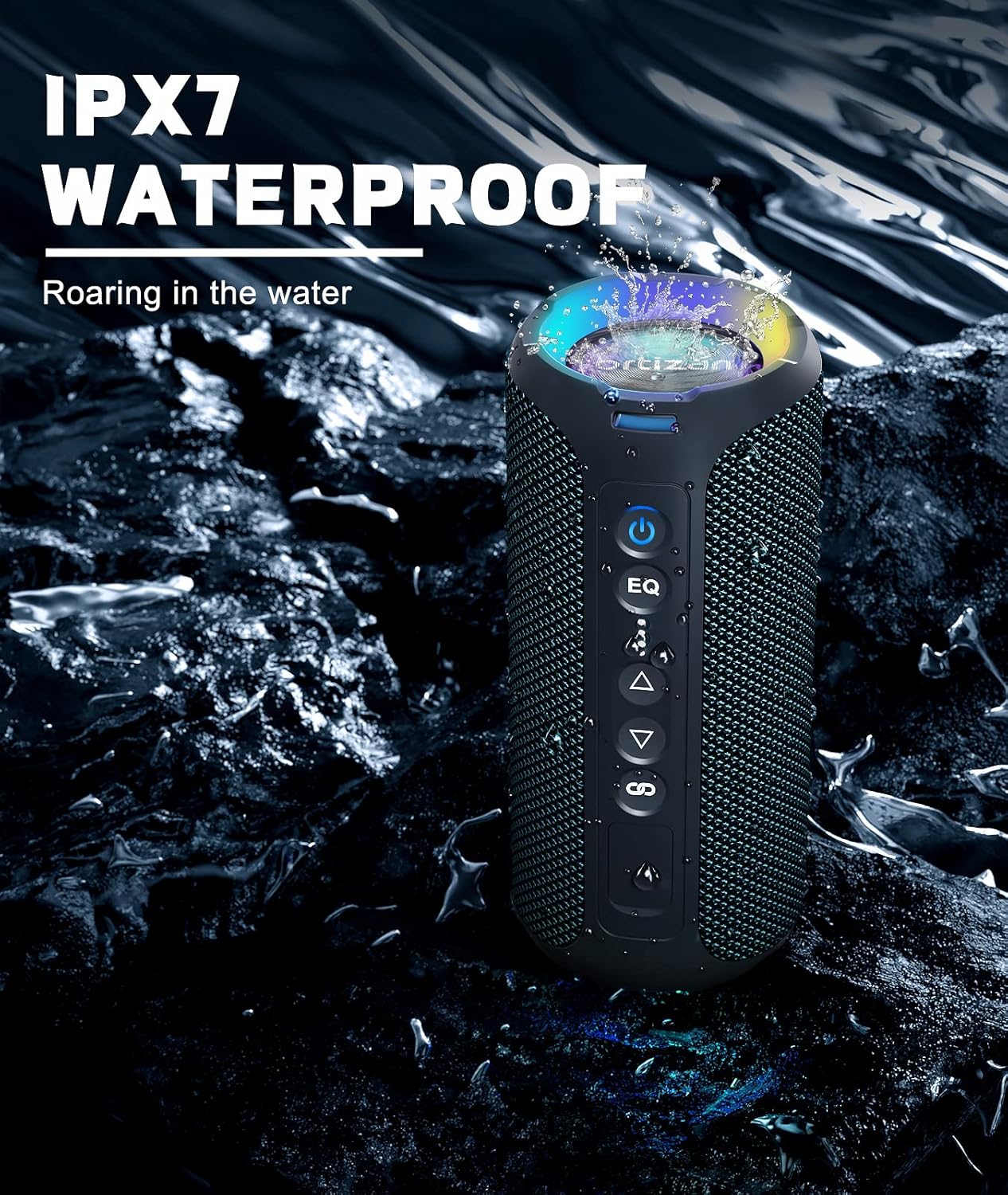 Ortizan Bluetooth Speakers 40W - Portable Bluetooth Speaker Waterproof Ipx7 评论和价格
