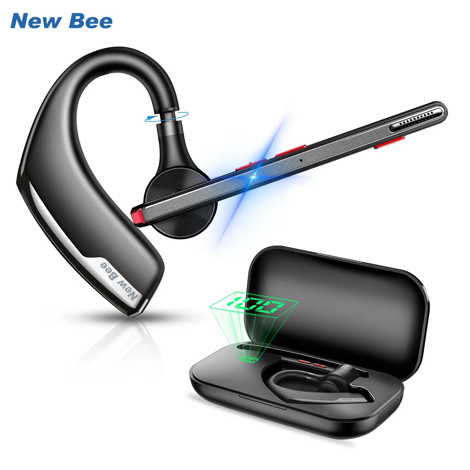 New Bee M51 Bluetooth 5.2 Wire - Type C Wired Earphones With Mic 评论和价格