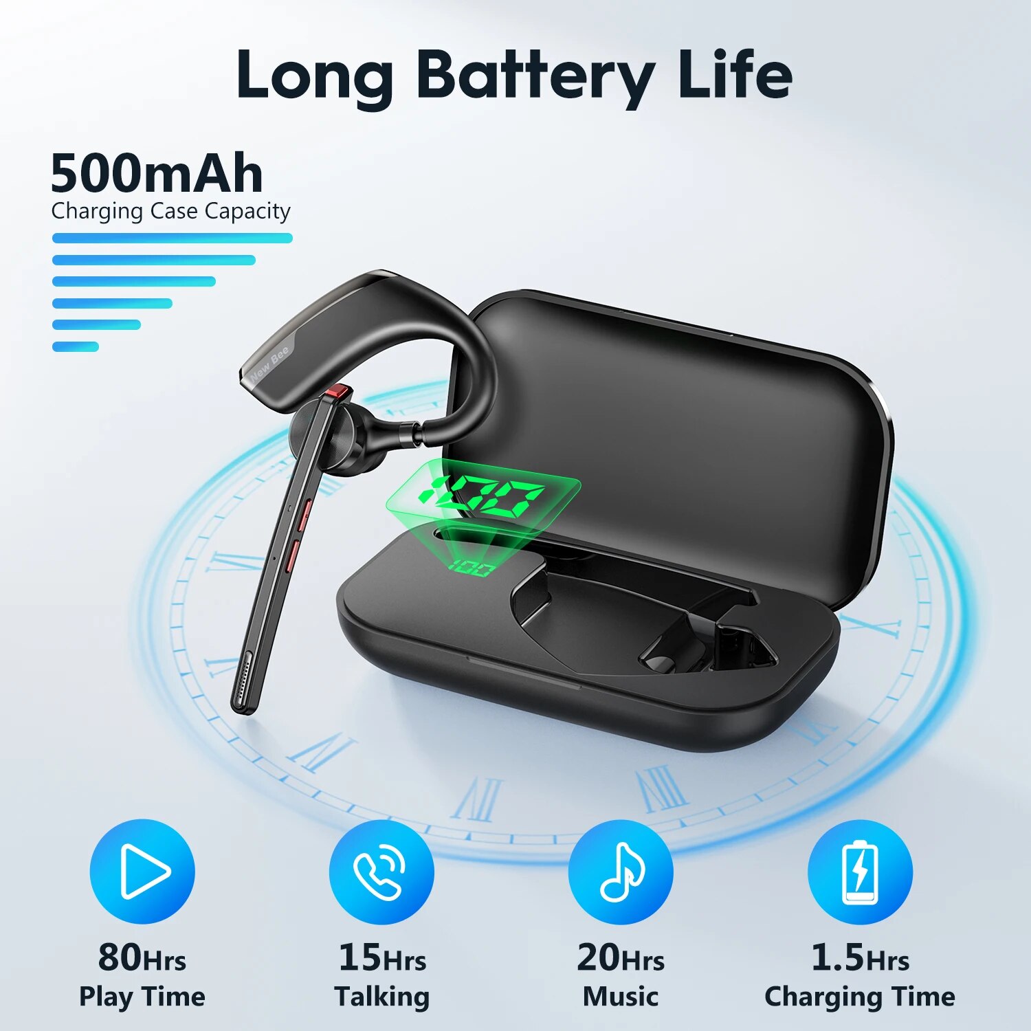 New Bee M51 Bluetooth 5.2 Wire - Type C Wired Earphones With Mic 评论和价格