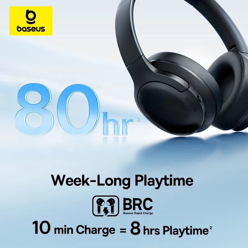 Baseus BH1 Lite Wireless Headp - Anc Wireless Over Ear Headphones 评论和价格