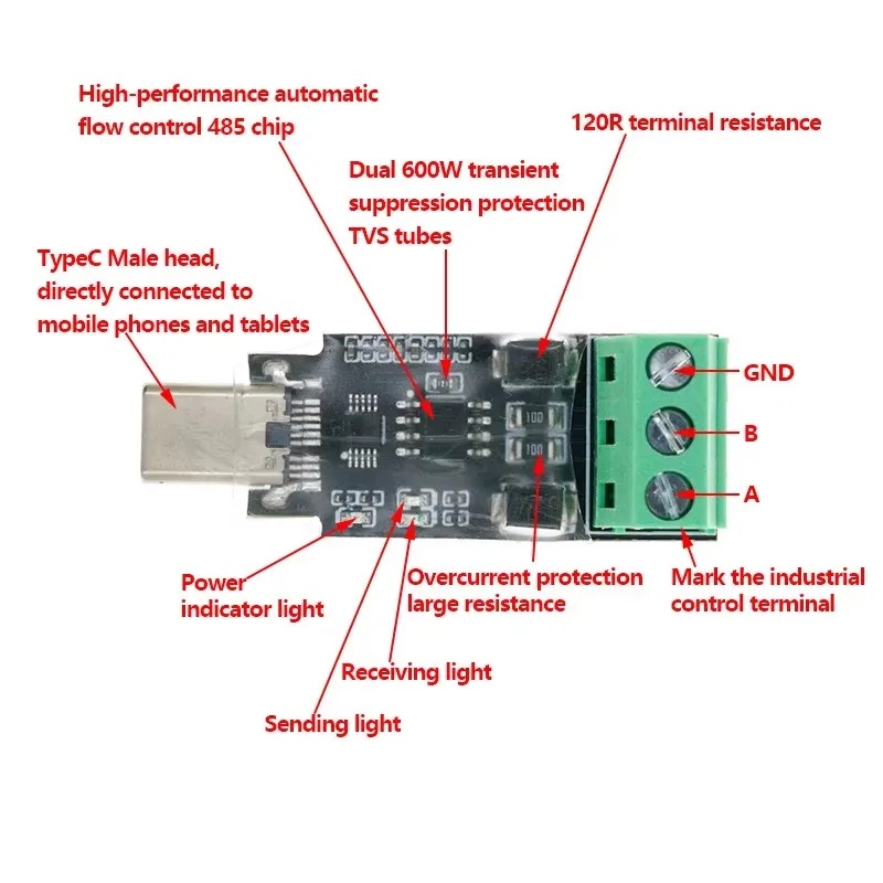 Android Type-C to 485 Module P - Tablets 评论和价格