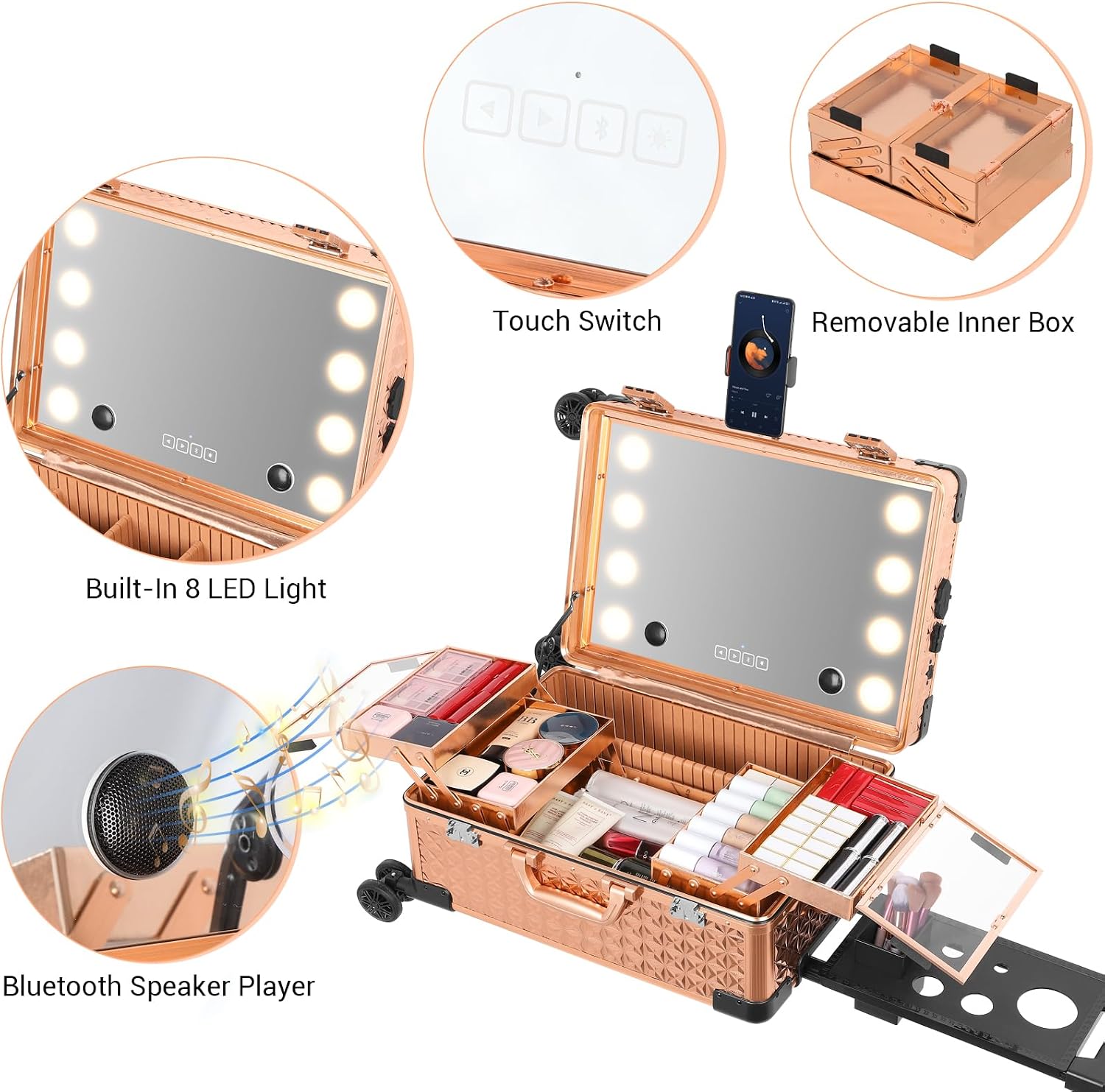 Mirror and Bluetooth Speaker P - Speakers 评论和价格