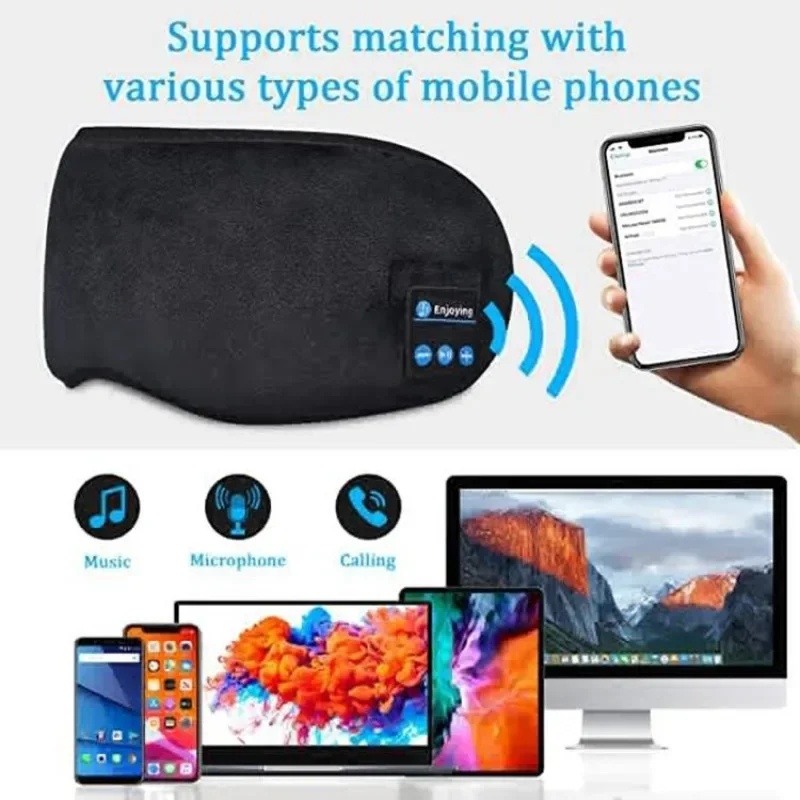 3D Eye Mask Bluetooth Headphon - Sleep Mask Headphones Bluetooth 评论和价格