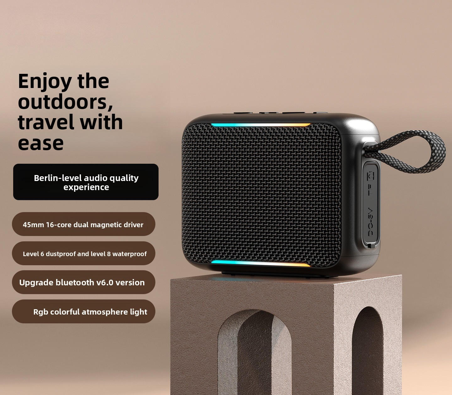 New Outdoor Waterproof Portabl - Portable Bluetooth Speaker Waterproof Ipx7 评论和价格