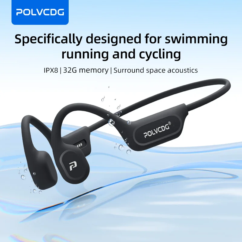 POLVCDG X9 Bone Conduction Ear - Bone Conduction Running Headphones 评论和价格