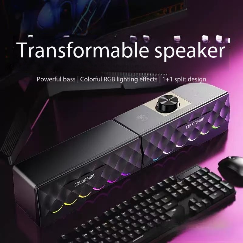 HIFI Sound Quality Wired Compu - Rgb Computer Soundbar For Pc 评论和价格
