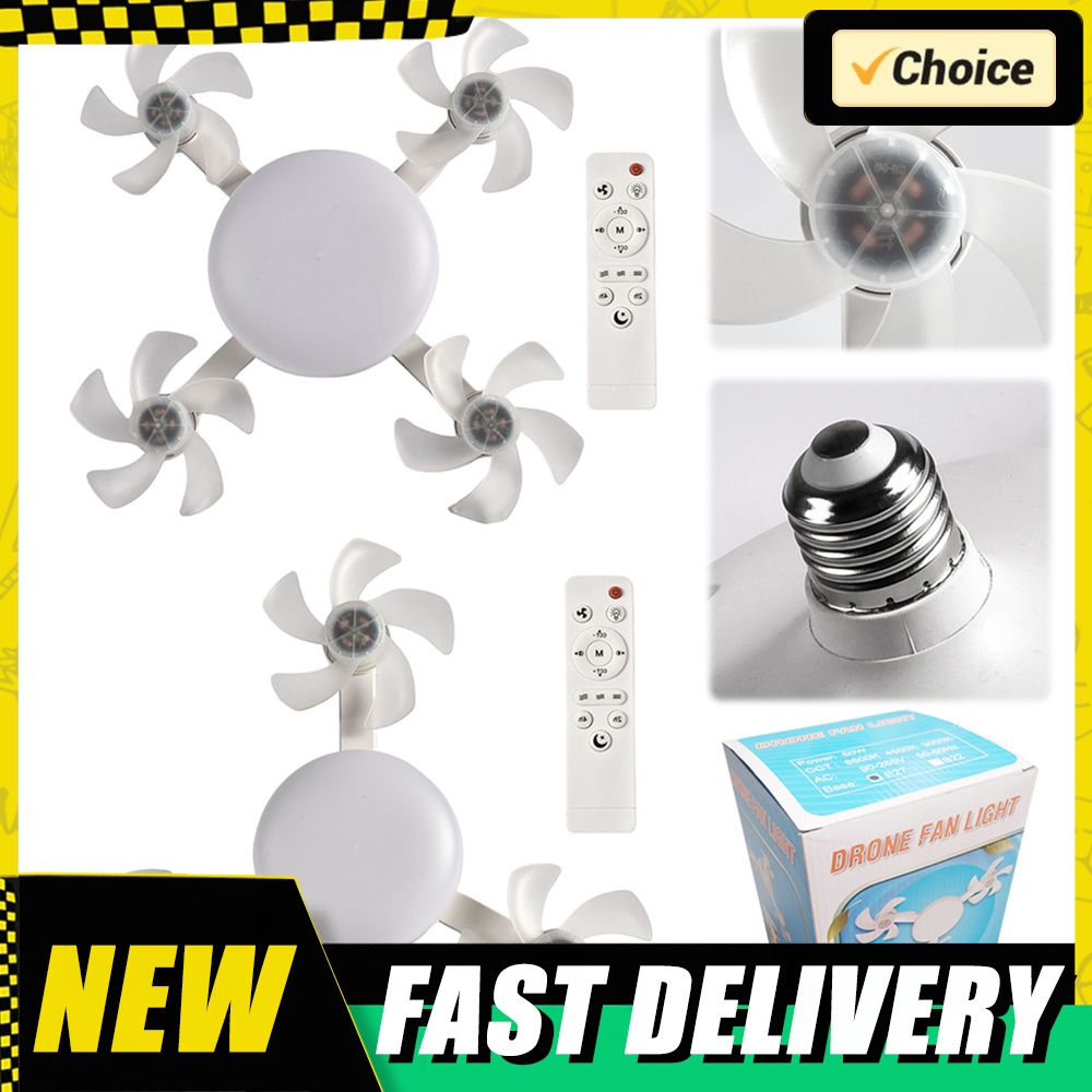 E26/E27 Screw in Ceiling Fan L - Drones 评论和价格
