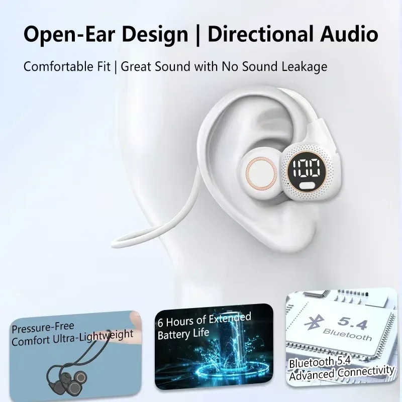 Bone Conduction Bluetooth Earb - Bone Conduction Running Headphones 评论和价格