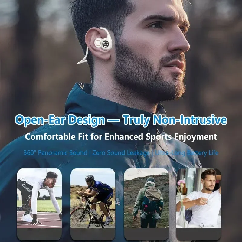 Bone Conduction Bluetooth Earb - Bone Conduction Running Headphones 评论和价格