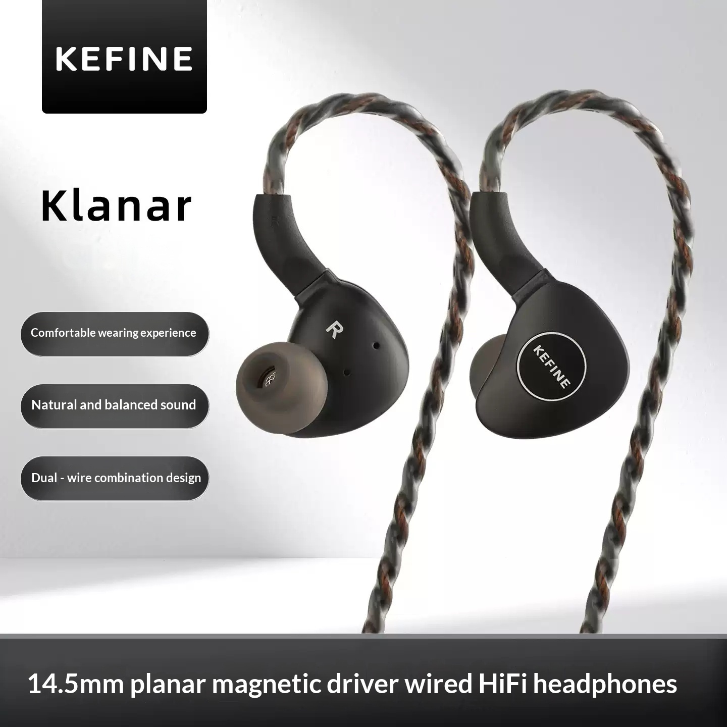 KEFINE Klanar 14.5mm Planar Ma - Planar Magnetic Iem Earphones 评论和价格