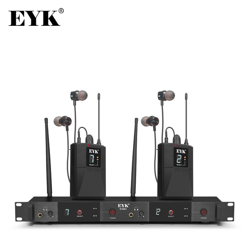 EYK IEM82 UHF Wireless In Ear  - In Ear Monitors For Singers 评论和价格