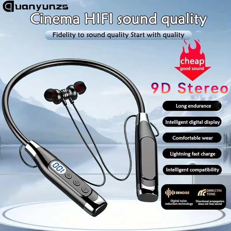 True Stereo Wireless Headphone - Magnetic Neckband Sports Earphones 评论和价格