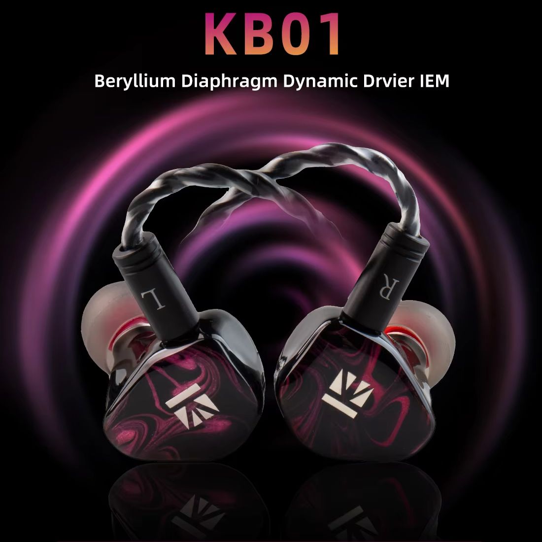 KBEAR KB01 In Ear Diaphragm Dy - In Ear Monitors For Singers 评论和价格