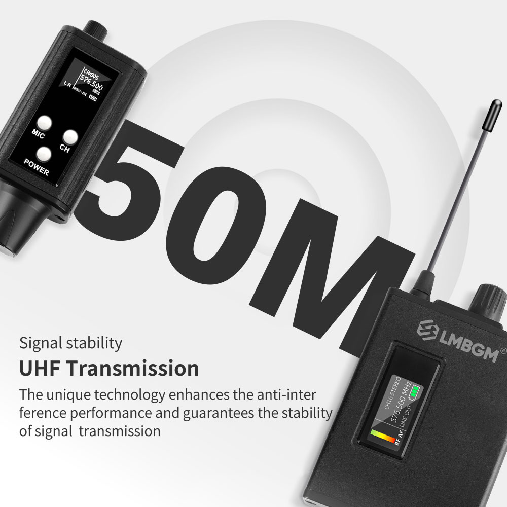 LMBGM SE9 UHF Wireless In Ear  - In Ear Monitors For Singers 评论和价格