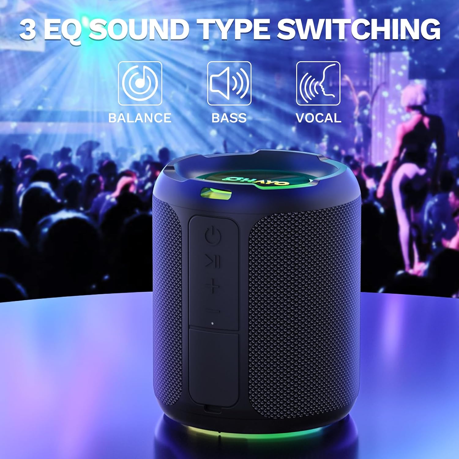 OHAYO 40W Wireless Portable Bl - Portable Bluetooth Speaker Waterproof Ipx7 评论和价格