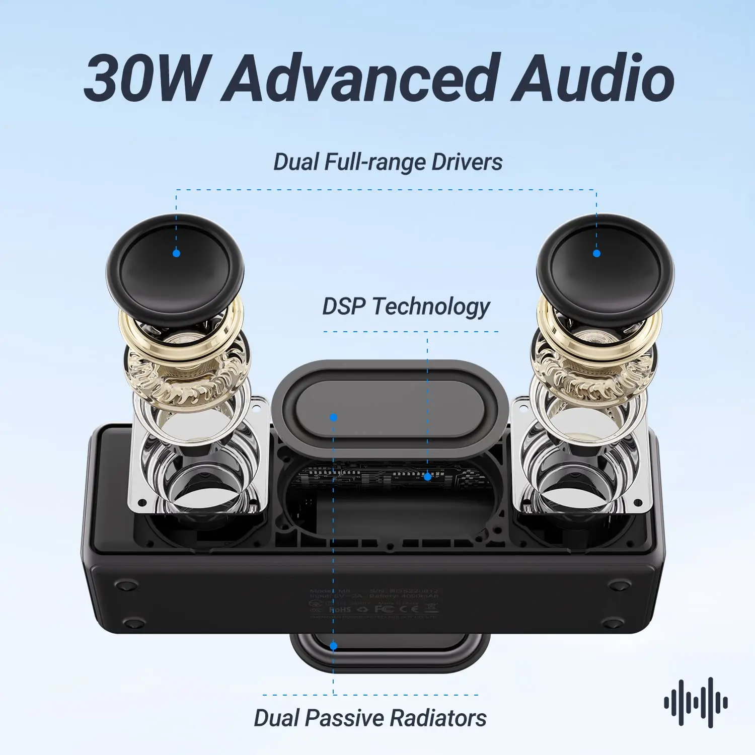 BOGASING M8 Wireless Bluetooth - Portable Bluetooth Speaker Waterproof Ipx7 评论和价格