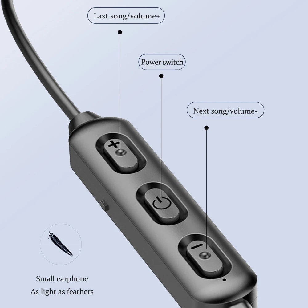 Wireless Bluetooth 5.0 Earphon - Magnetic Neckband Sports Earphones 评论和价格