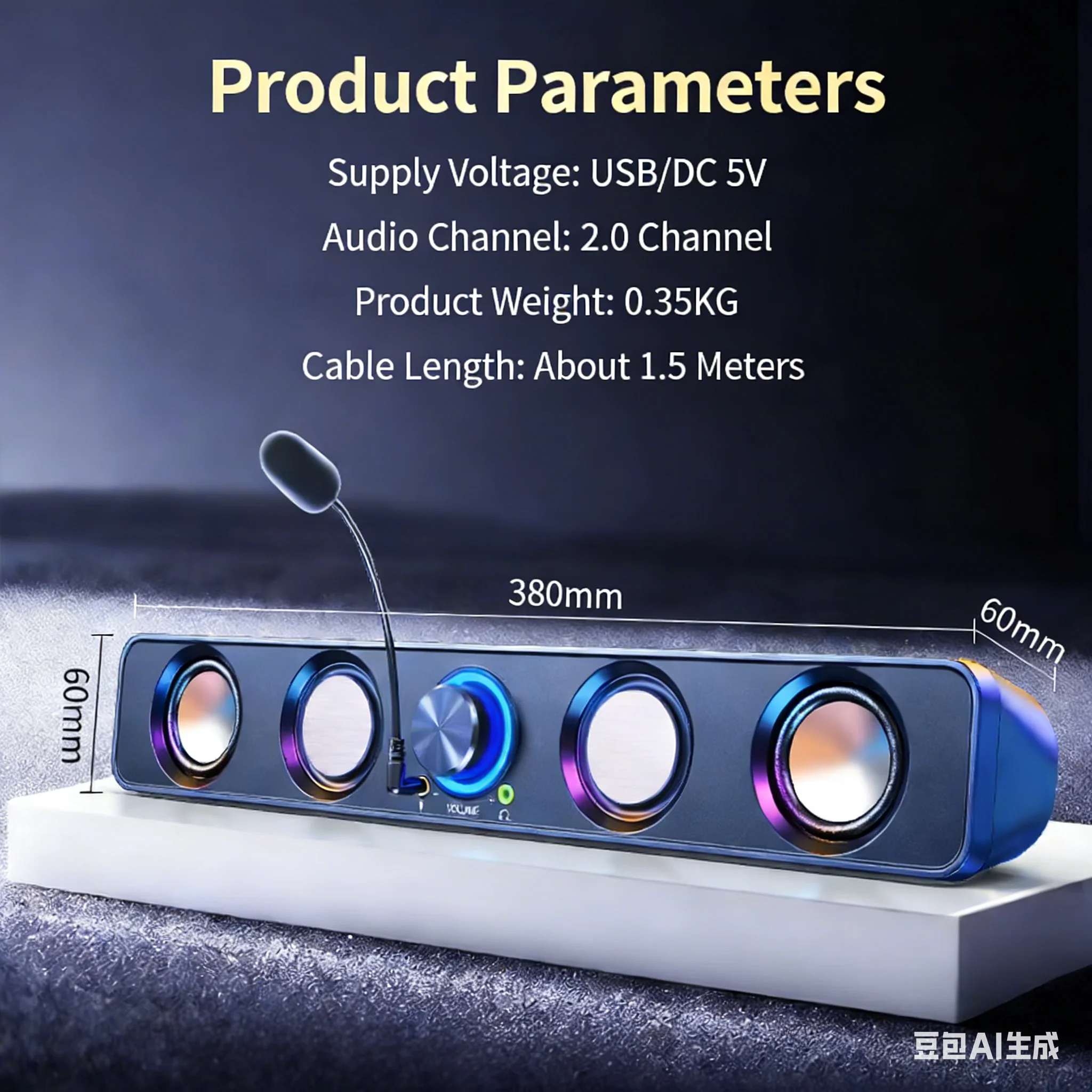 Home Theater Speakers System S - Rgb Computer Soundbar For Pc 评论和价格