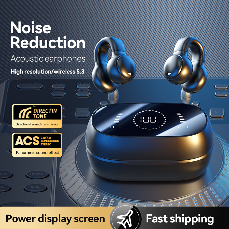 Bone Conduction Earphones Blue - Bone Conduction Running Headphones 评论和价格