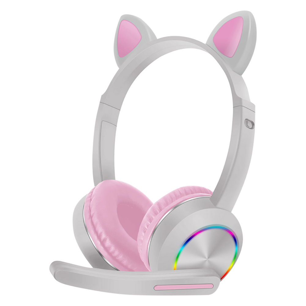 Cute Cat Ear Bluetooth Headpho - Cat Ear Bluetooth Headset Led 评论和价格
