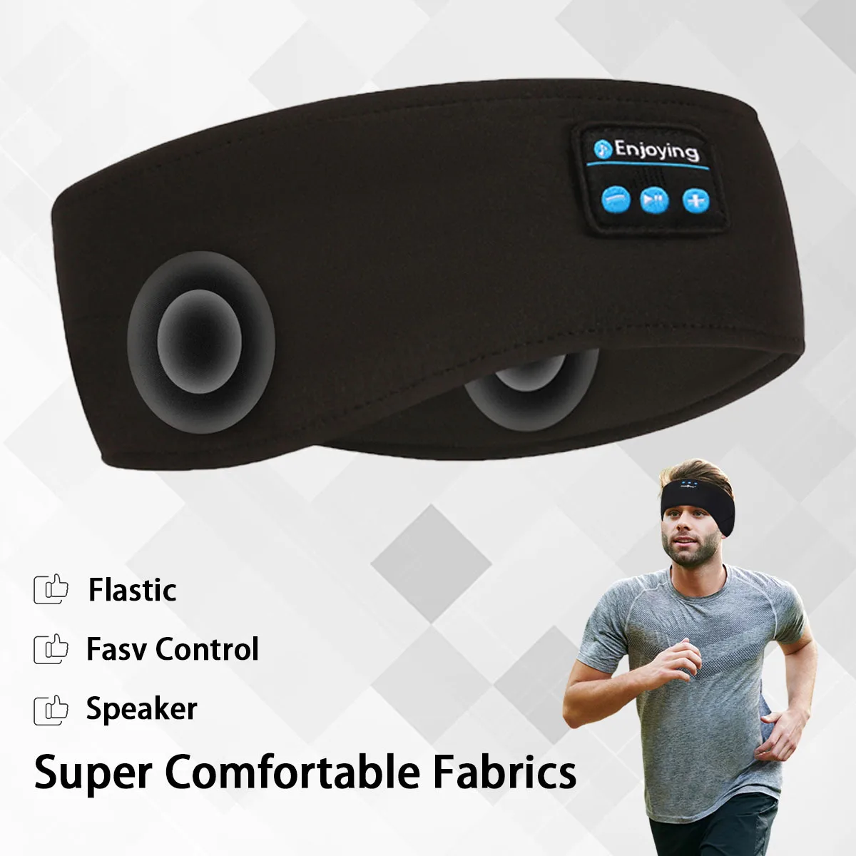 Bluetooth Earphones Sports Sid - Sleep Mask Headphones Bluetooth 评论和价格