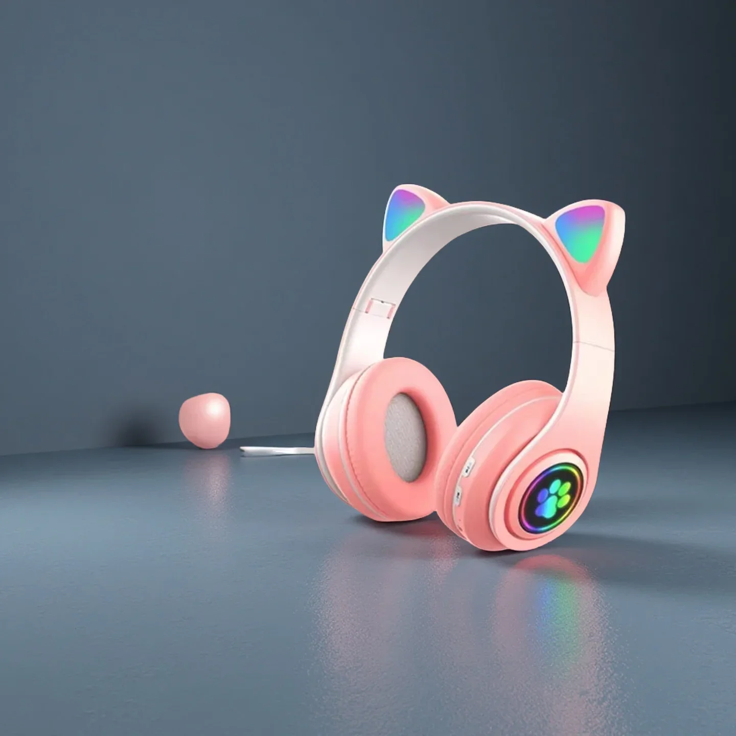 Cute Cat Ear Bluetooth Headset - Cat Ear Bluetooth Headset Led 评论和价格