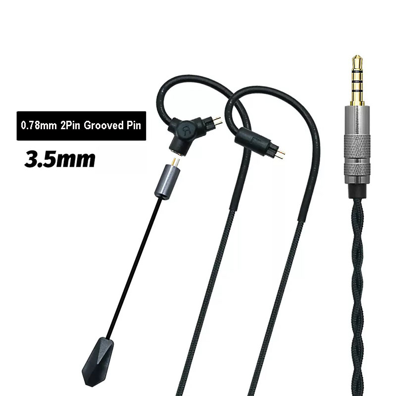 0.78 QDC MMCX Gaming Earphone  - Type C Wired Earphones With Mic 评论和价格