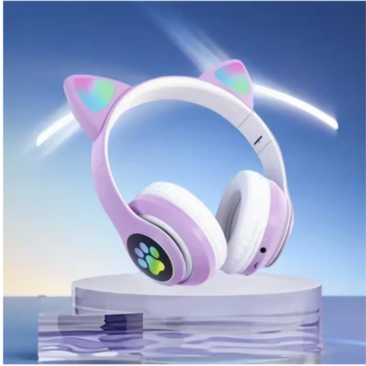 DT75BG Cute Cat Ear Bluetooth  - Cat Ear Bluetooth Headset Led 评论和价格