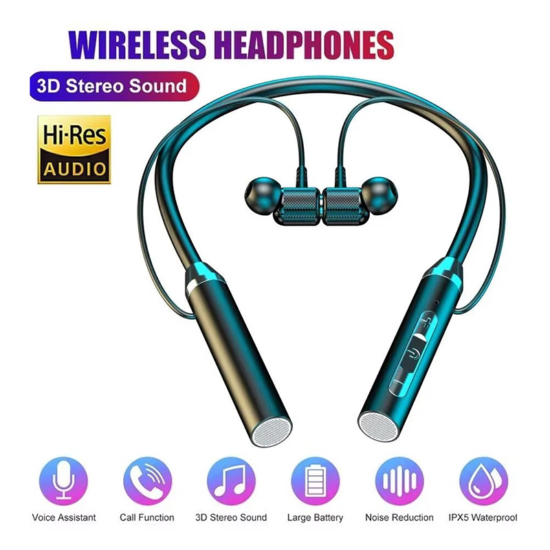 Bluetooth 5.0 Neckband Earphon - Magnetic Neckband Sports Earphones 评论和价格