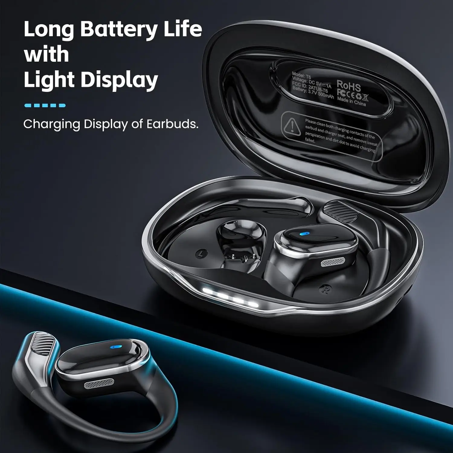 Bluetooth Earphones Wireless H - Open Ear Air Conduction Headphones 评论和价格